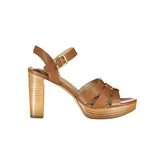 Ralph Lauren Brown Leather Sandal -   -  Ralph Lauren.